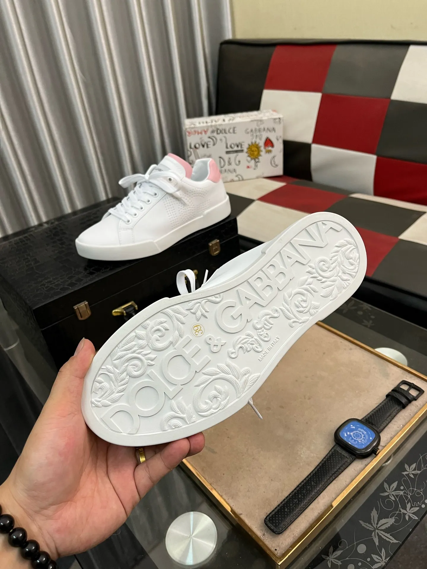 Men's shoes 💰420⌚️⌚️【DG～】Men's casual shoes 2024z cabinet sales simultaneously 🔶Size: 38-44#️⃣ 🔷🔜The upper is made of multi-material splicing➕Genuine leather lining, comfortable and breathable, sole: original comfortable and wear-resistant outsole, ⚠️Photographed in real life🎬The real thing is better📢📢📢5️⃣colors available